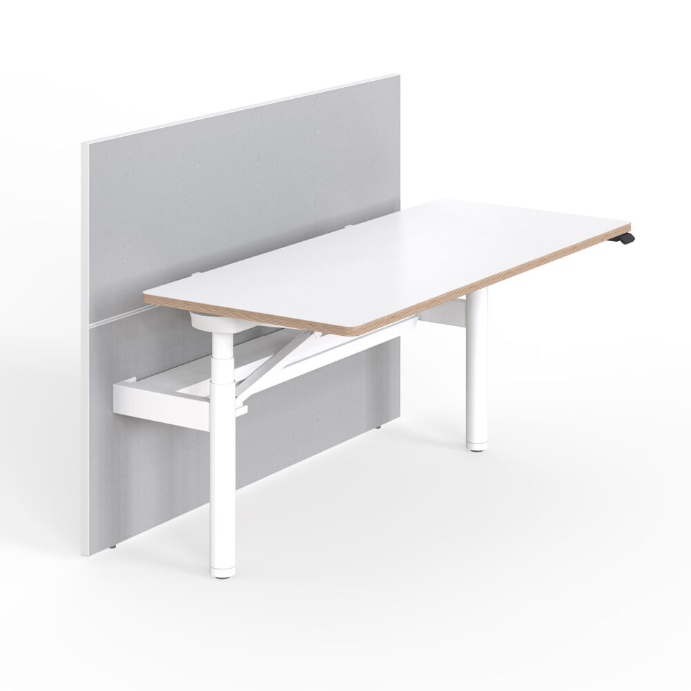JOSE Single-sided Round-Column Height-Adjustable Desk - Height Adjustable Desks - 2003.feihuaweiye.com